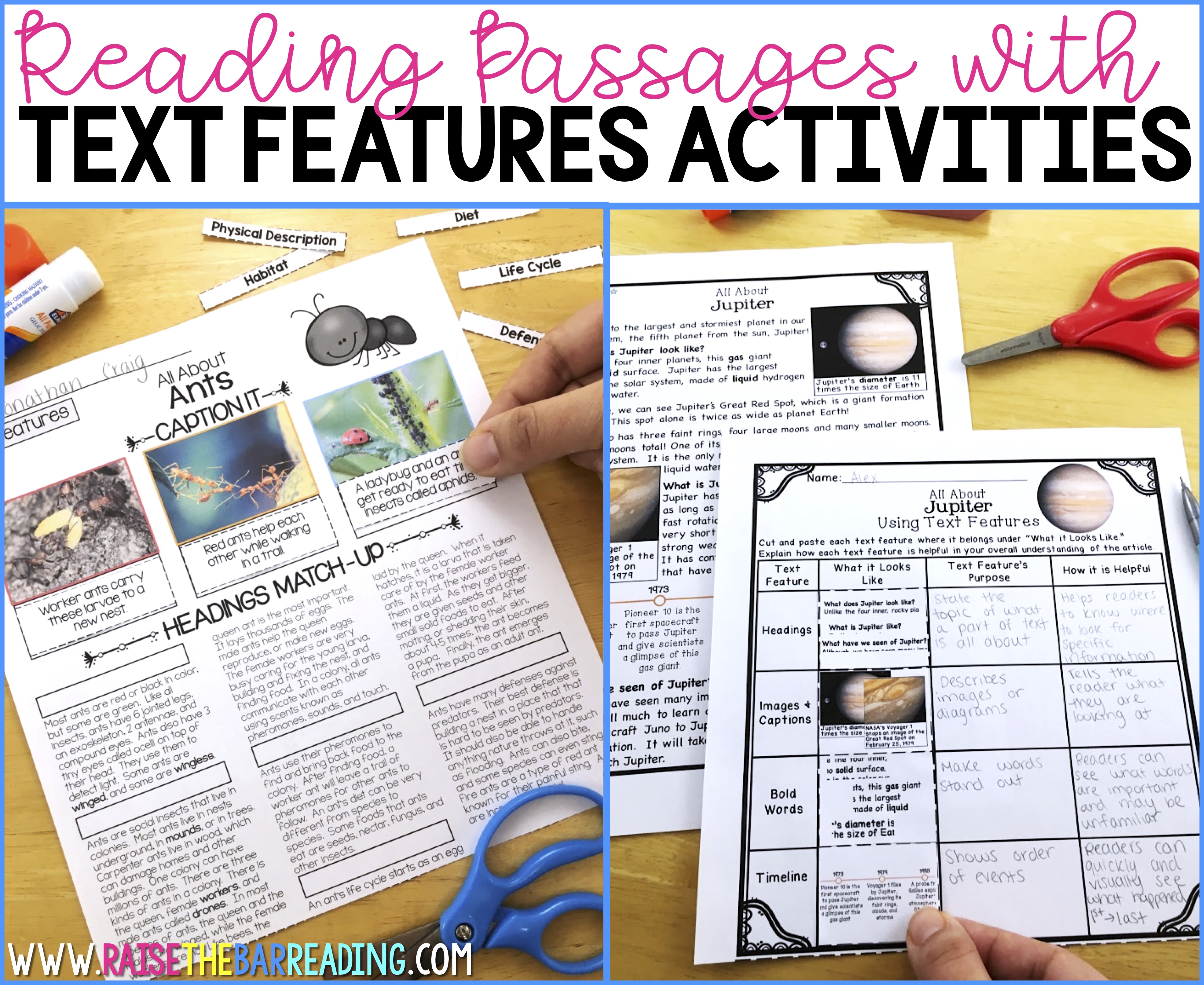 5 Ways to Practice Nonfiction Text Features - Raise the Bar Reading
