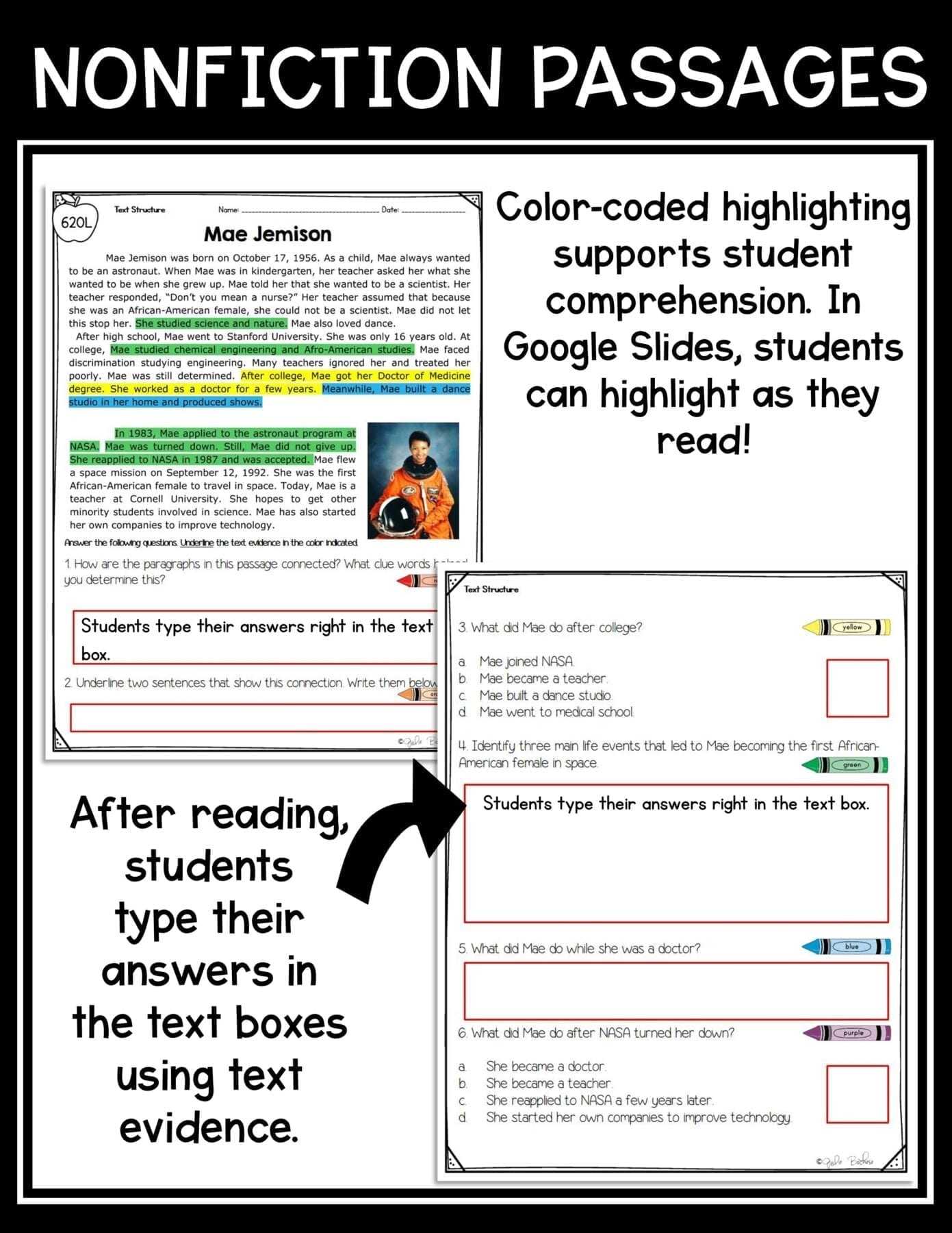 Text Structure: Sentences &  Paragraphs - 3rd RI.3.8 - Printable &  Digital  RI3.8