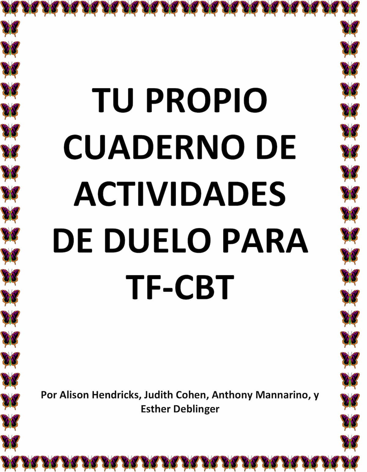 Implementing TF-CBT Grief-Focused Components Workbooks - TF-CBT ...