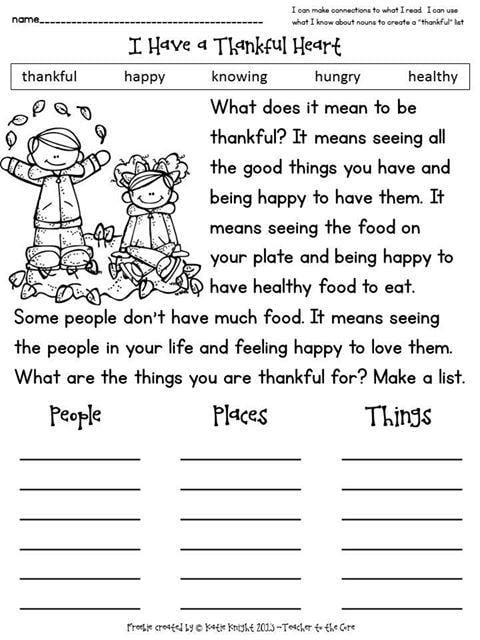 The 6 Ultimate I am Thankful for Worksheets - Academy Worksheets