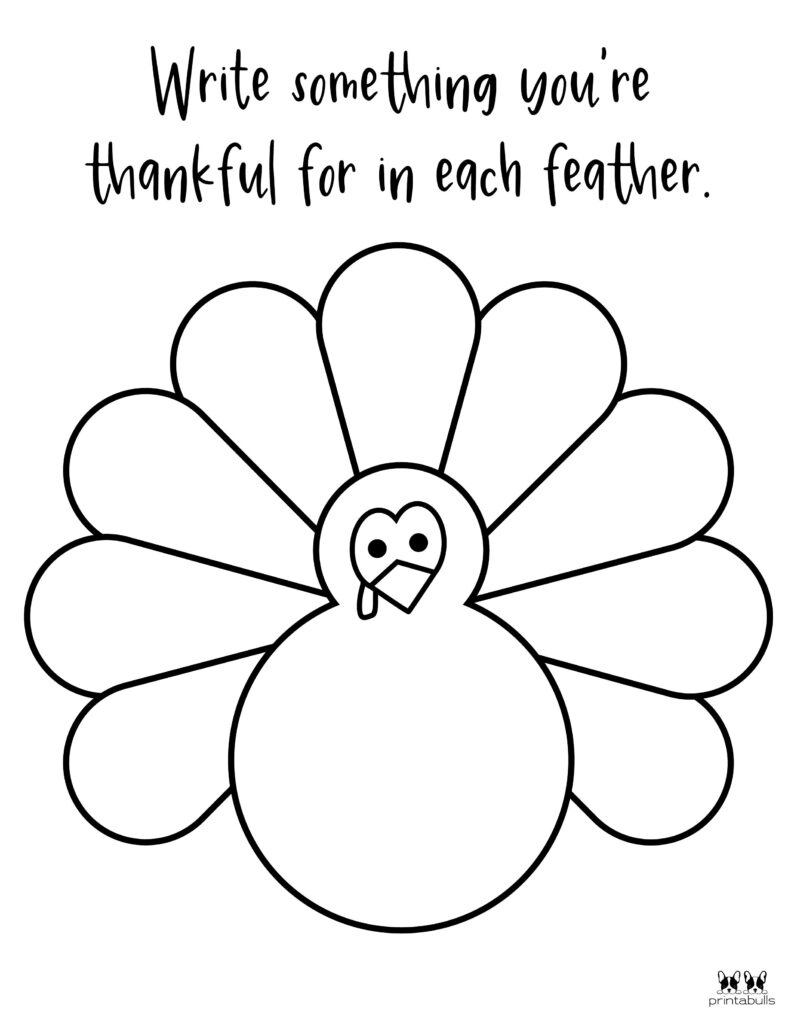 I Am Thankful For Printables - 10 Unique Worksheets | Printabulls