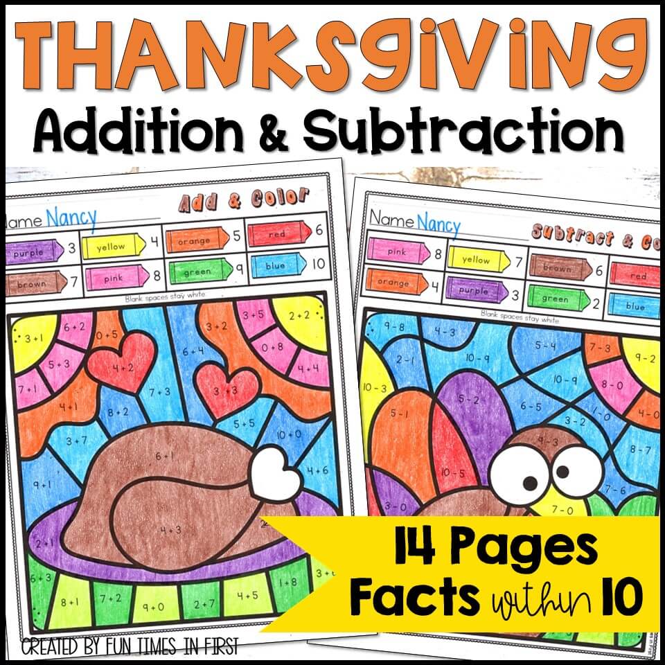 Free Thanksgiving Addition And Subtraction Worksheet Download Free Free Thanksgiving Addition And Subtraction Worksheet Download Free