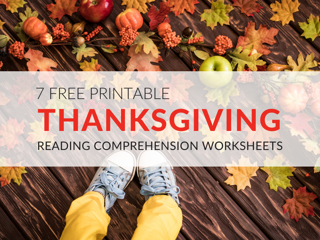Thanksgiving Reading Comprehension Worksheets for Grades 1-5 [PDF ...