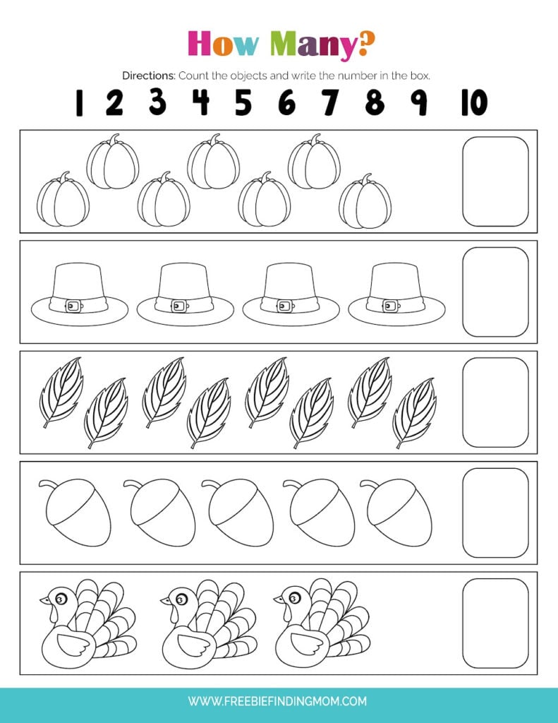 how many? - worksheets library