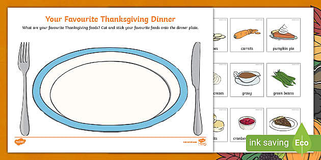thanksgiving cut and paste worksheet