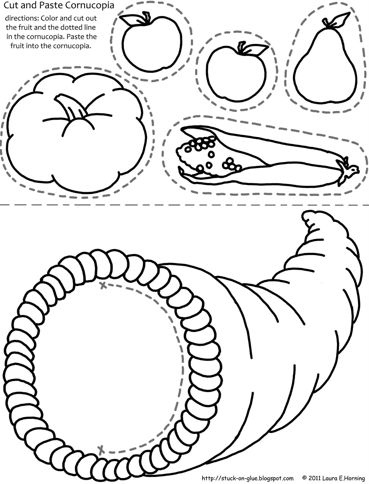thanksgiving cut and paste worksheet