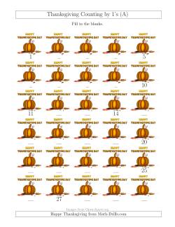 Thanksgiving Math Worksheets