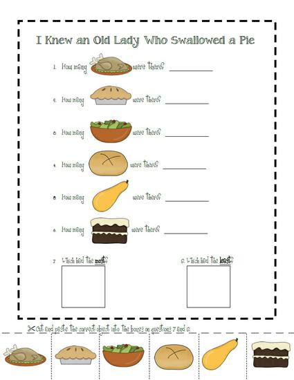 thanksgiving graphing worksheet
