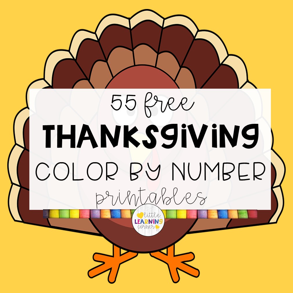 thanksgiving math coloring worksheet