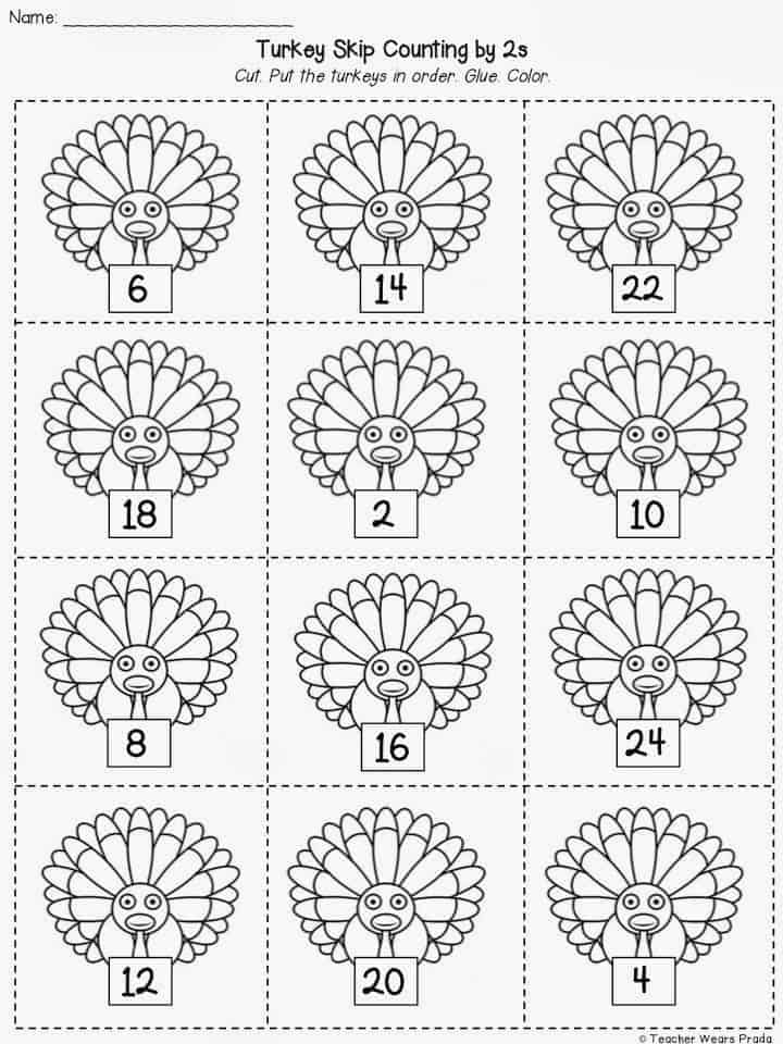 Last Minute Thanksgiving Math Activity (FREE) - Teaching with Nesli