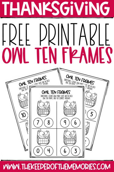 Free Printable Thanksgiving Math Worksheets - The Keeper of the ...
