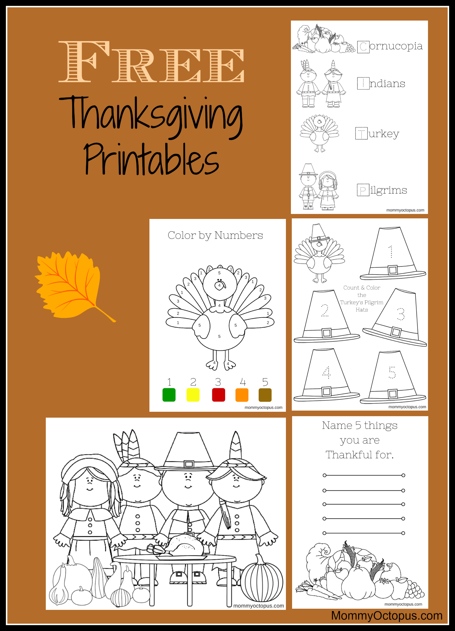 thanksgiving printable worksheet free