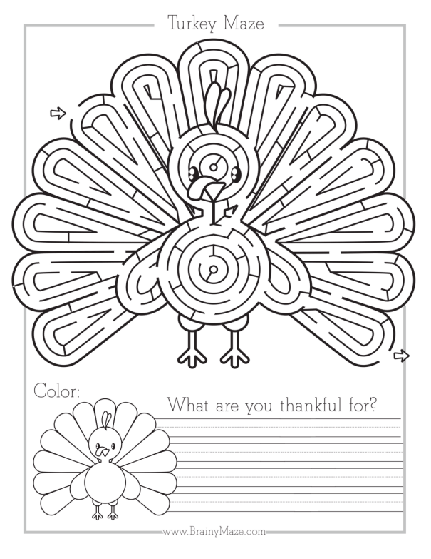 33 Free Thanksgiving Printable Activities for Kids - Tinybeans