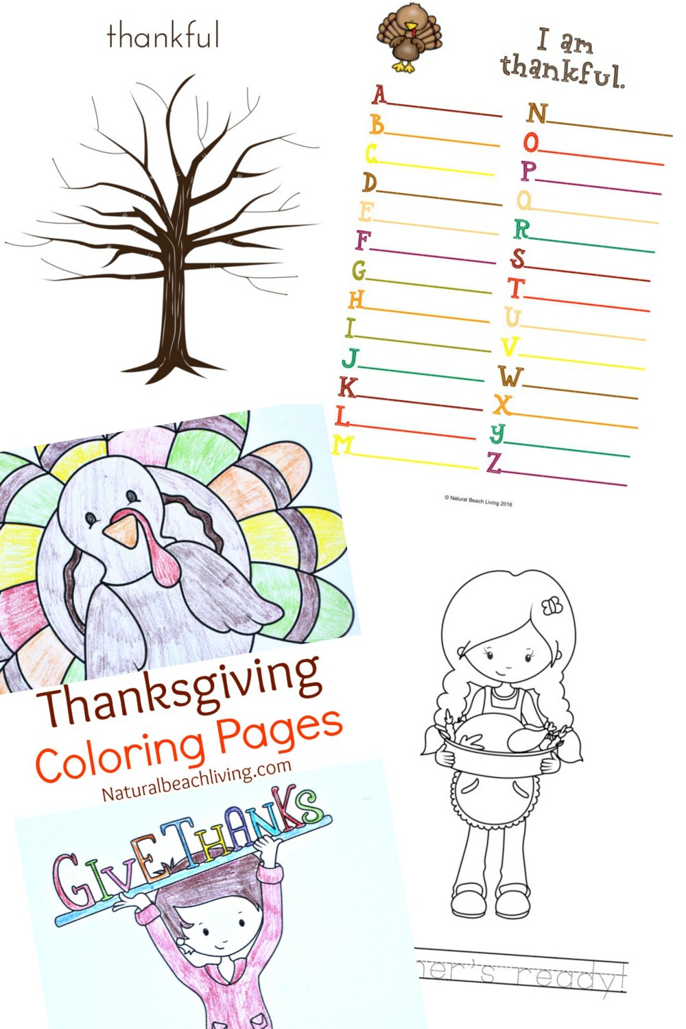 Thanksgiving Printables for Kids - Natural Beach Living