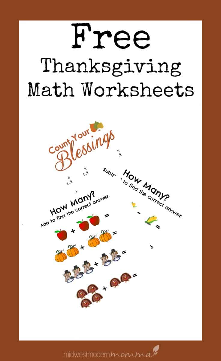 Thanksgiving Worksheets for Kindergarten (Free Printables ...