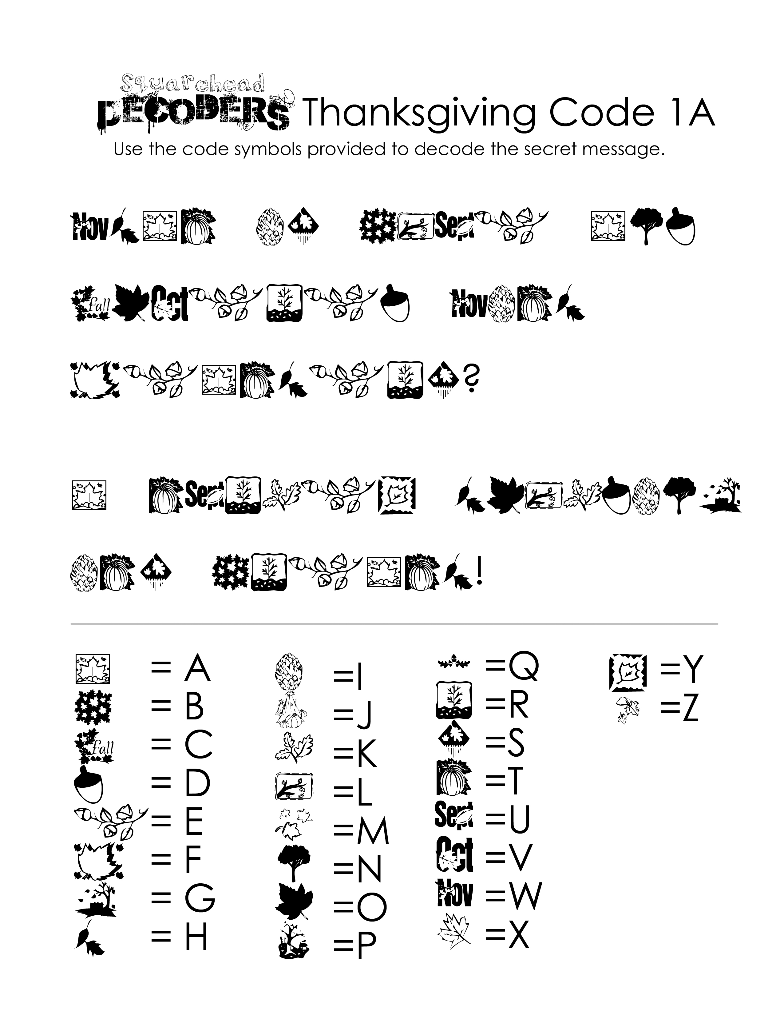 thanksgiving worksheet 5th grade