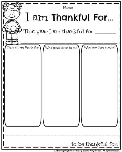 November First Grade Worksheets - Planning Playtime