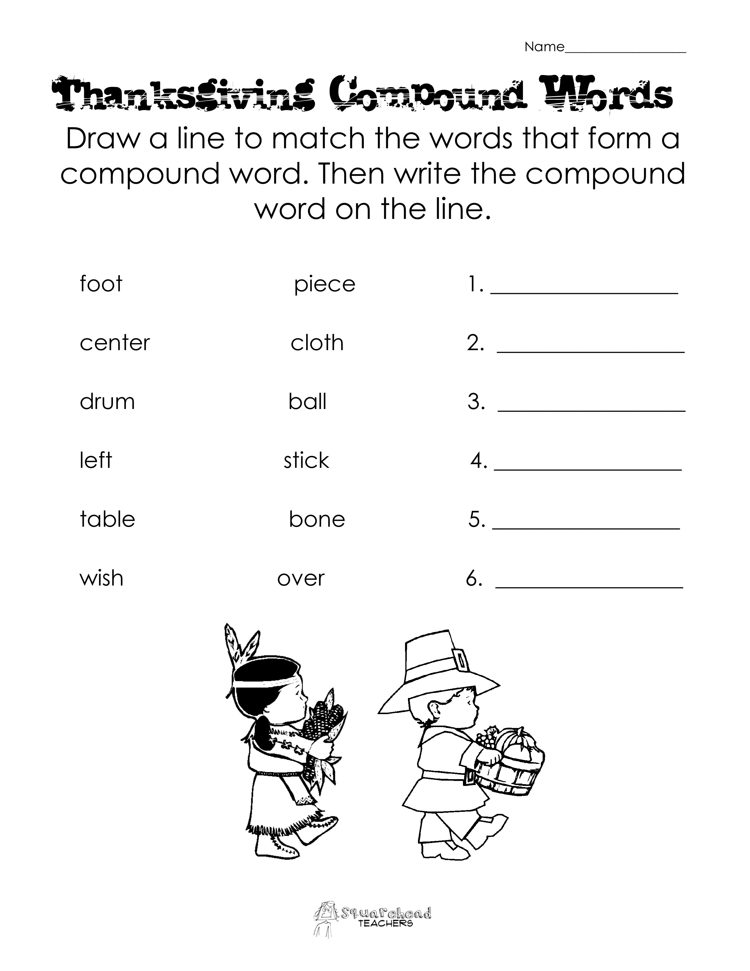 thanksgiving worksheet for 2nd grade