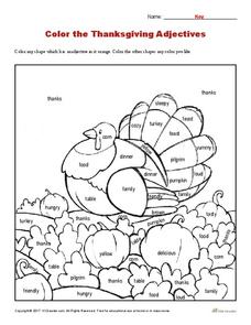 thanksgiving worksheet for 3rd grade