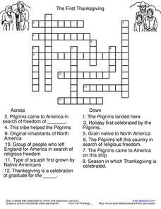 thanksgiving worksheet for 4th grade