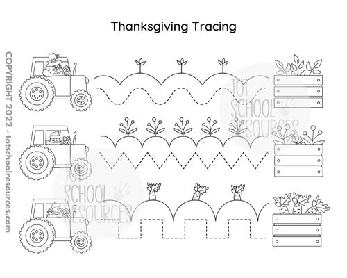 thanksgiving worksheet for pre kindergarten