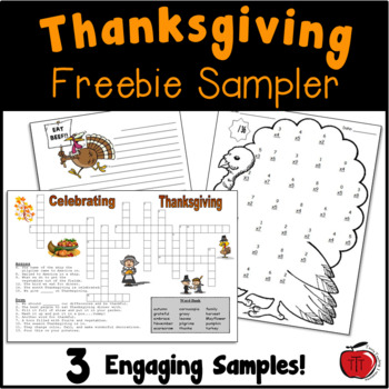 FREE Thanksgiving Worksheets by TchrBrowne worksheets library
