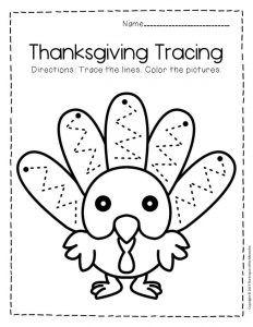 thanksgiving worksheet kindergarten