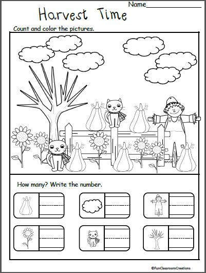 thanksgiving worksheet kindergarten