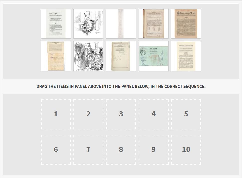 the congress at work worksheet