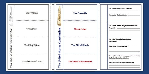 Analyze the words of the Preamble to the US Constitution. | Social ...