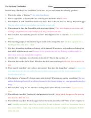 812 97535 The Devil and Tom Walker Worksheet-2.pdf - The Devil and ...