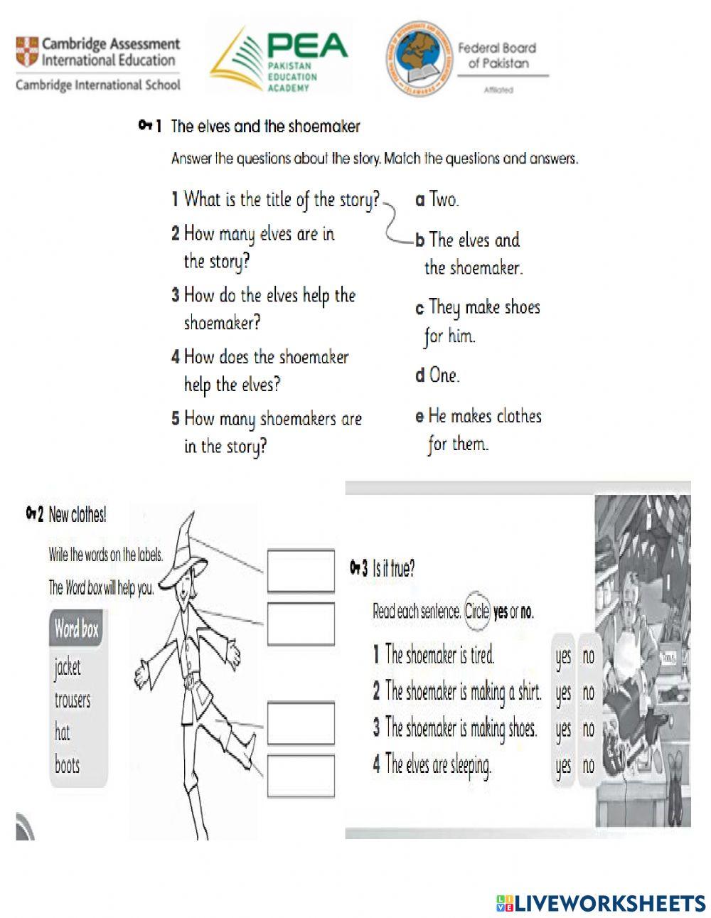 Elves Featuring The Elves and The Shoemaker — Kindergarten Kiosk