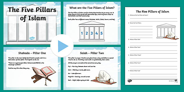 the five pillars of islam worksheet