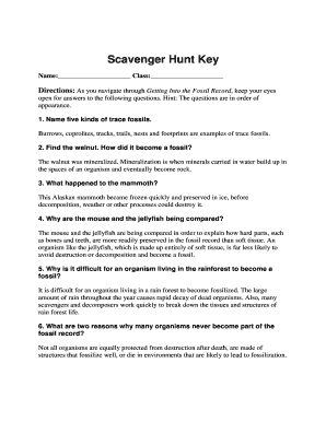 the fossil record worksheet answers