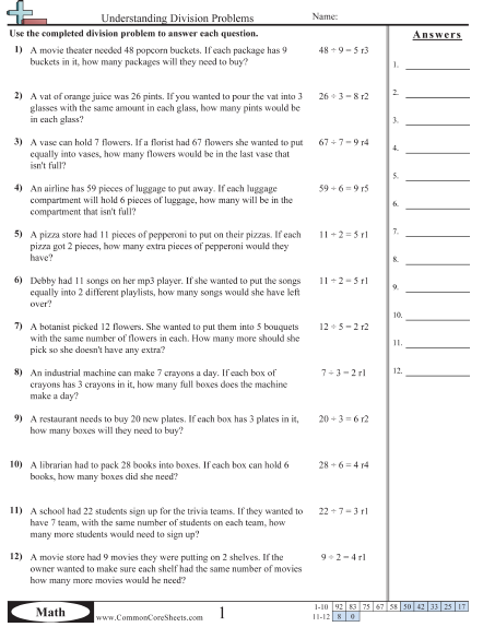 4.oa.3 Worksheets | Free - CommonCoreSheets