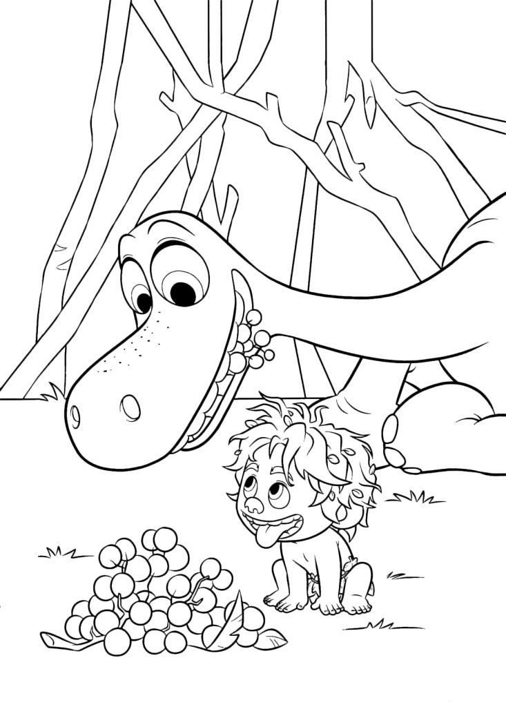 The Good Dinosaur Coloring Pages - Best Coloring Pages For Kids