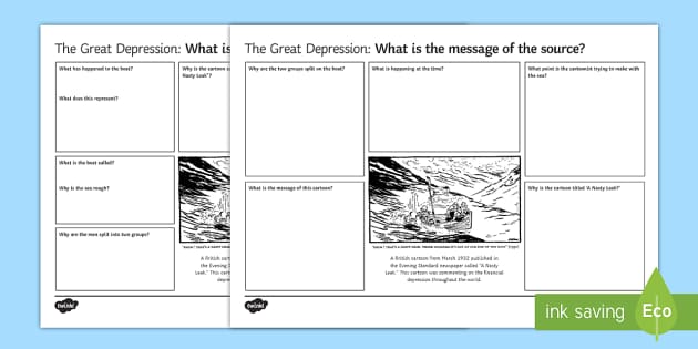 Great Depression Great Leak Source Analysis Differentiated ...
