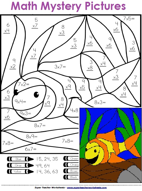 the great math mystery worksheet