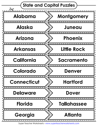 the great state worksheet answers