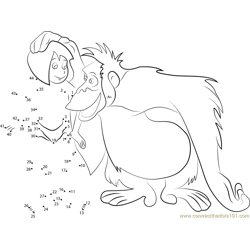 The Jungle Book Connect the Dots Worksheets Printable for Kids