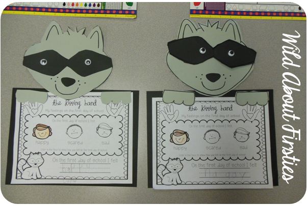 The Kissing Hand - craft freebie