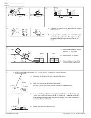 the law of conservation of momentum worksheet c  stephen murray 2010