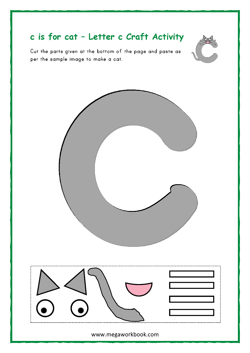 Letter C Activities - Letter C Worksheets - Letter C Activities ...