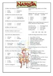 the lion the witch and the wardrobe worksheet