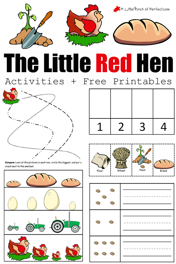 the little red hen worksheet