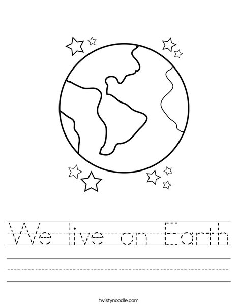 the living earth worksheet