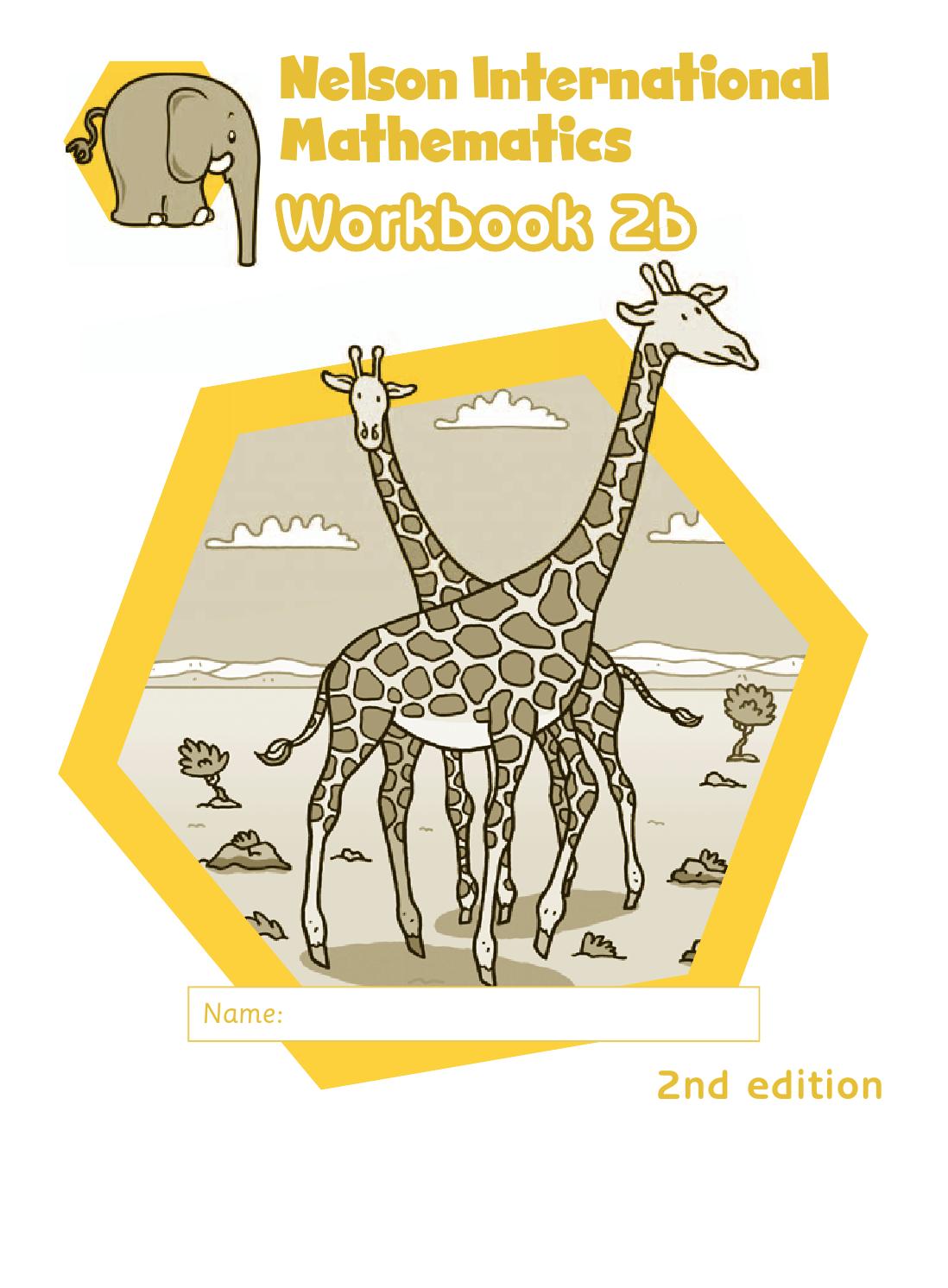 Nelson international maths workbook 2b answers by hany mufeid Issuu