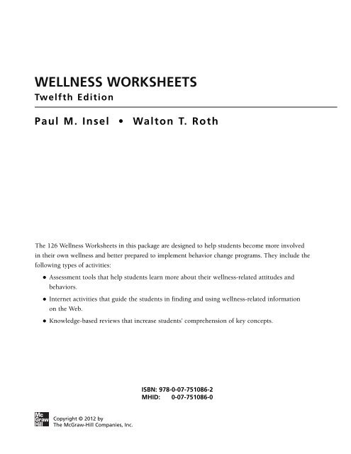 the mcgraw hill companies worksheet