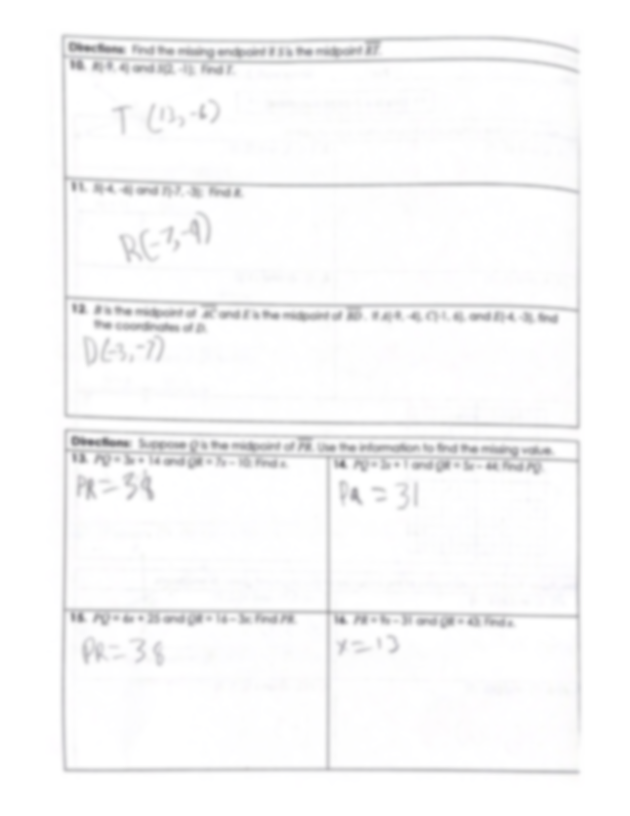 SOLUTION: Distance And Midpoint Formulas Worksheet, 45% OFF