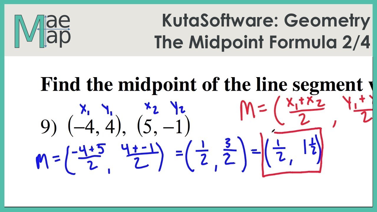 KutaSoftware: Geometry- The Midpoint Formula Part 2